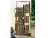 1999 - Llibreria hon - iron and wood (101x54x16)